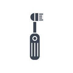 Electric Toothbrush Glyph Icon