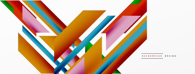 Dynamic lines background. Wallpaper for concept of AI technology, blockchain, communication, 5G, science, business and technology