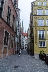 Fototapeta na wymiar Gdańskie kamieniczki 