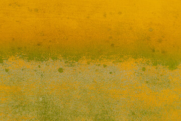 Old yelloew and green wall texture dirty abstract background