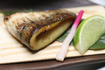 旅館でのコース料理、和食