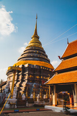 Wat Phra That Lampang Luang in Lampang in Lampang Province, Thailand.