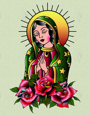 virgin of mary mexico idol