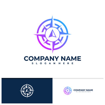 Compass logo vector template, Creative Compass logo design concepts