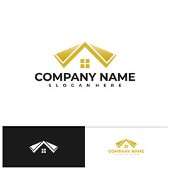 House logo vector template, Creative House logo design concepts