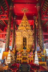 Fototapeta na wymiar Wat Phra That Lampang Luang in Lampang in Lampang Province, Thailand.