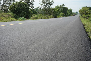 asphalt pavement Used in advertising background land transport system