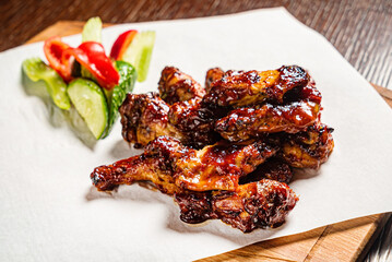 grilled chicken with fresh vegetabes