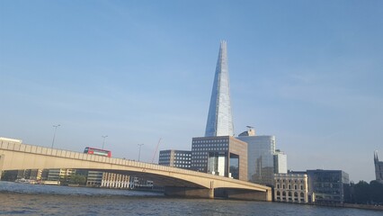 London bridge with the shard in the background