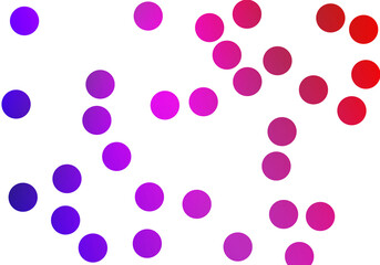 purple and blue big dot and white background colour