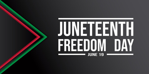 Fototapeta na wymiar Juneteenth Freedom Day