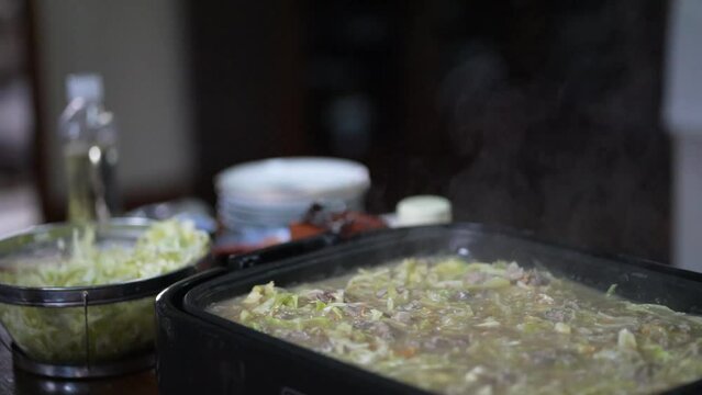 自宅で作るもんじゃ焼き