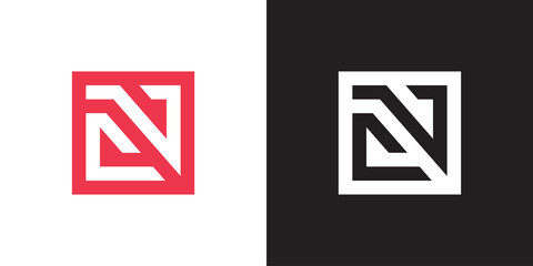 Letter CV or VC logo design template elements