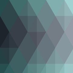 Fototapeta premium Abstract color Low-Polygones Generative Art background illustration