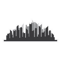 Fototapeta premium city skyline silhouette design vector