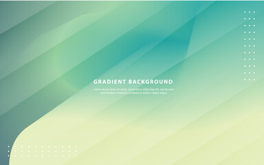 Abstract gradient green color background