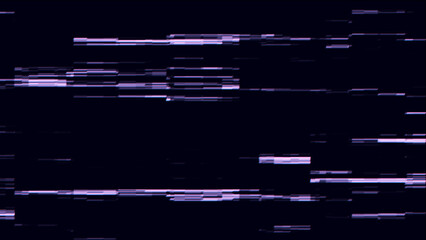 Distortion screen with glitch effect. Abstract digital background with noise waves. Hacked computer and technical problem. 3D rendering.