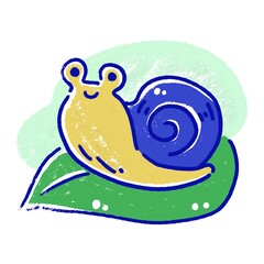 カタツムリのイラスト
