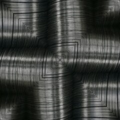 square format design shades of grey patterns from stack of metallic plates