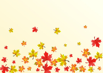 Fototapeta na wymiar Green Leaves Background Transparent Vector. Leaf Landscape Template. Red Foliage Autumn. Season Card. Herb Isolated.