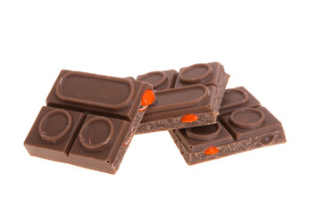 chocolate isolated