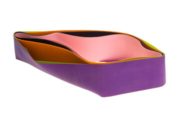 rubber bands for fitness isolated