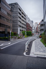 平河町の坂道のある風景