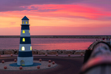 Denia atardecer