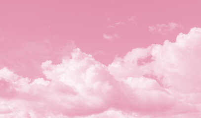 Beautiful pink clouds and sky. Abstract nature background. - 503657757