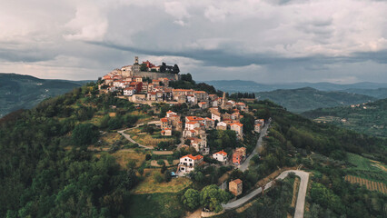 Fototapeta premium Village of Motovun, Istria, Croatia