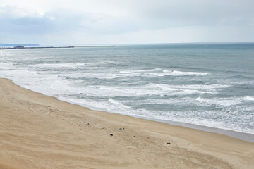 waves on the beach