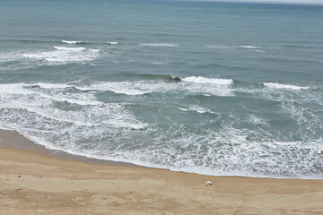 waves on the beach