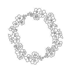 Flower wreath.
