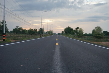 asphalt pavement Used in advertising background land transport system