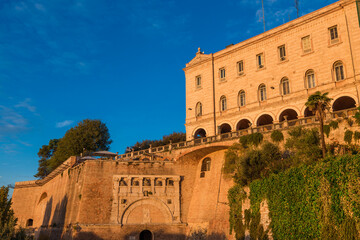 Fototapeta premium Rocca Paolina fortress ruins in Perugia, now the public underground passage to the upper city
