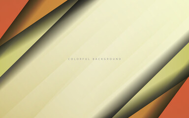 Obraz premium Abstract overlap layer crem color background
