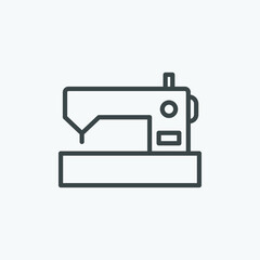 Sewing machine vector icon. Isolated device icon vector design. Designed for web and app design interfaces.