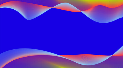 vector abstract background, gradient wave