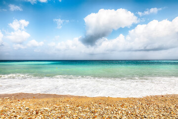 Unbelievable seascape of Guidaloca Beach near Castellammare del Golfo.