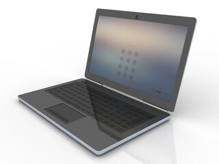 3d rendering new Laptop technology
    
  