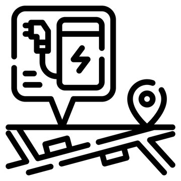 map outline icon
