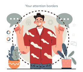 Hyperfocus idea, how to become more efficient with attention borders