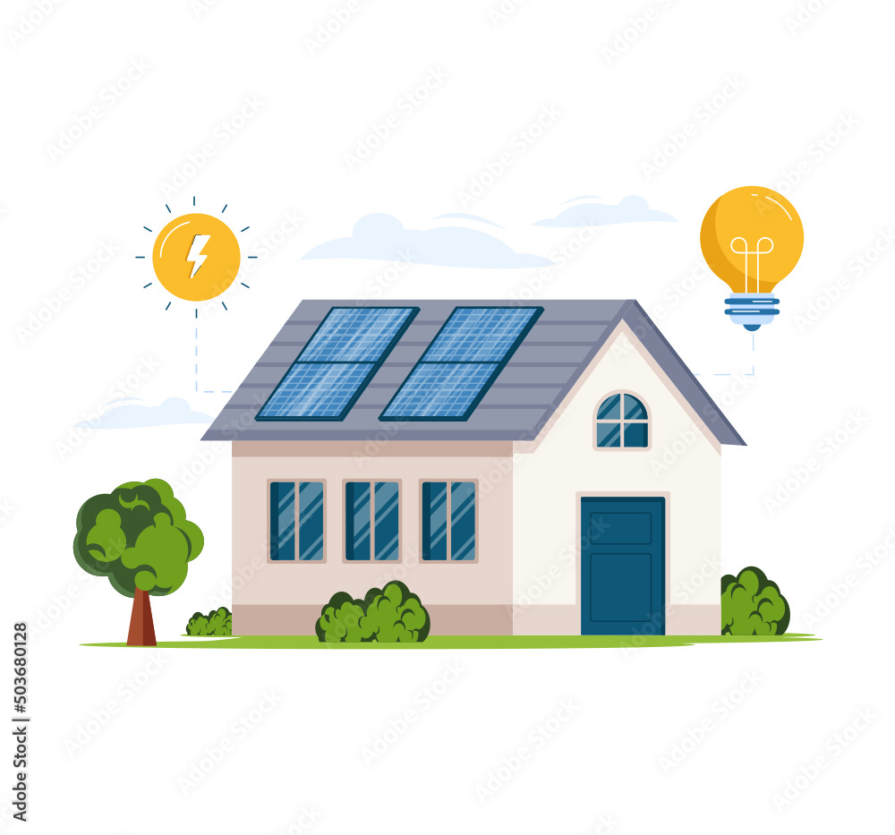 Canvas Prints Solar Home 