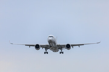 airplane in the sky