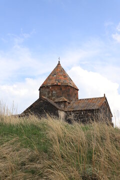 One of the temples in the ancient Sevanavank monastery on Lake Sevan in Armenia.