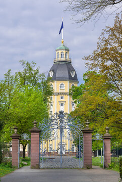 Karlsruhe Castle, Karlsruhe, Baden-Wuerttemberg, Germany, Europe