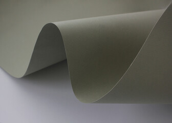 light green curved paper background