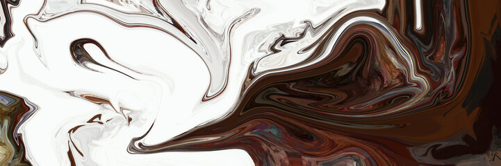 Liquid marbling paint background. Fluid painting abstract texture, Intensive color mix