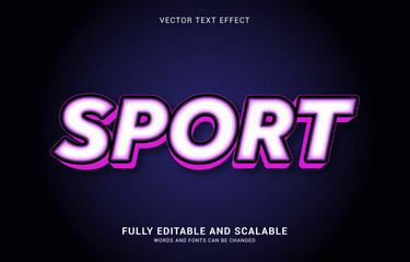 editable text effect, Sports style