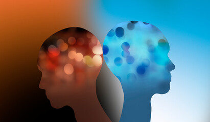 Konzeptionelle Darstellung von Geistiger Gesundheit